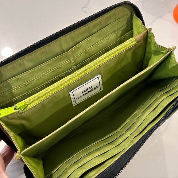 Lulu Guinness Zip-Around Bi-Fold Wallet - Picture 7 of 10